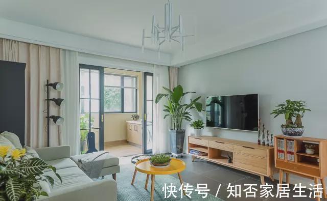 背景墙|108平的现代简约风二居室，花25万来装点这个婚房