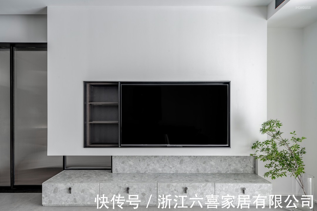 旷而不乏,无极之境为至美!|124平现代简约三室老房改造| 门厅