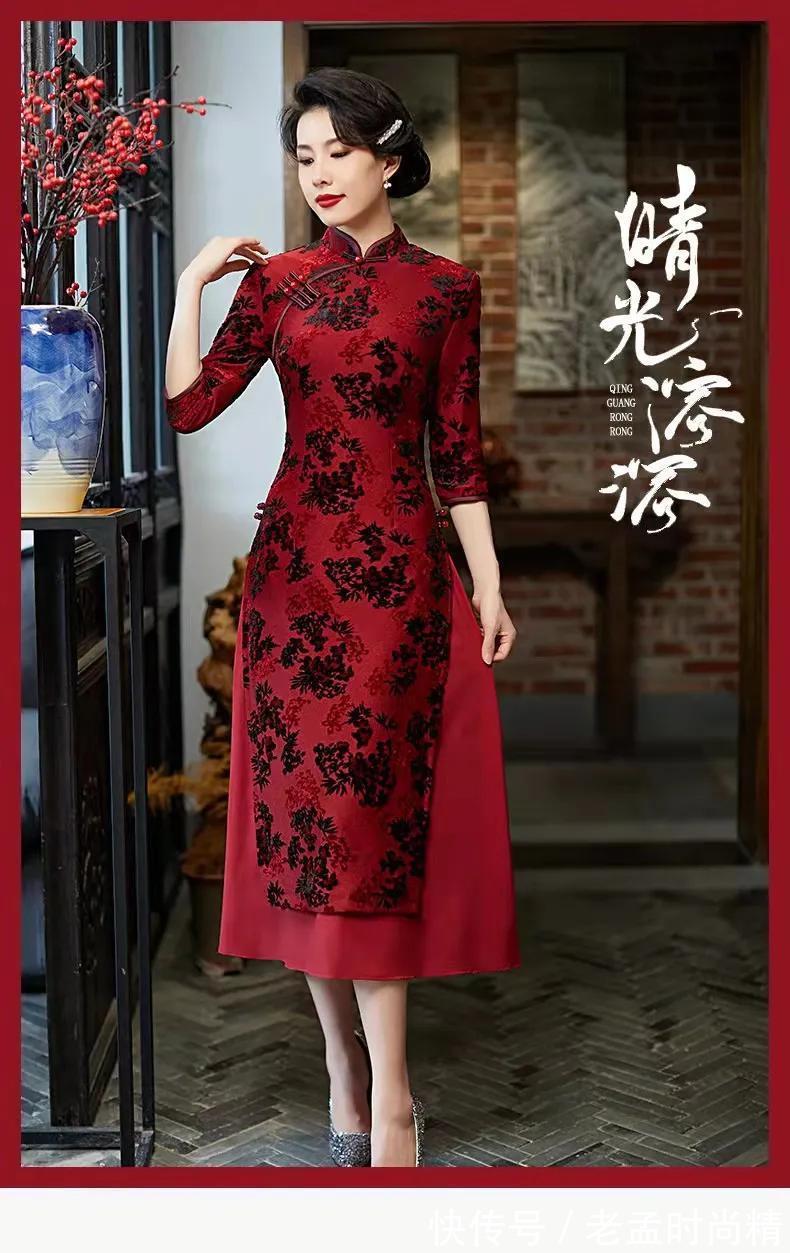阔太太|建议阔太太这样穿改良旗袍裙,不挑场合不挑人,优雅高贵人人夸!
