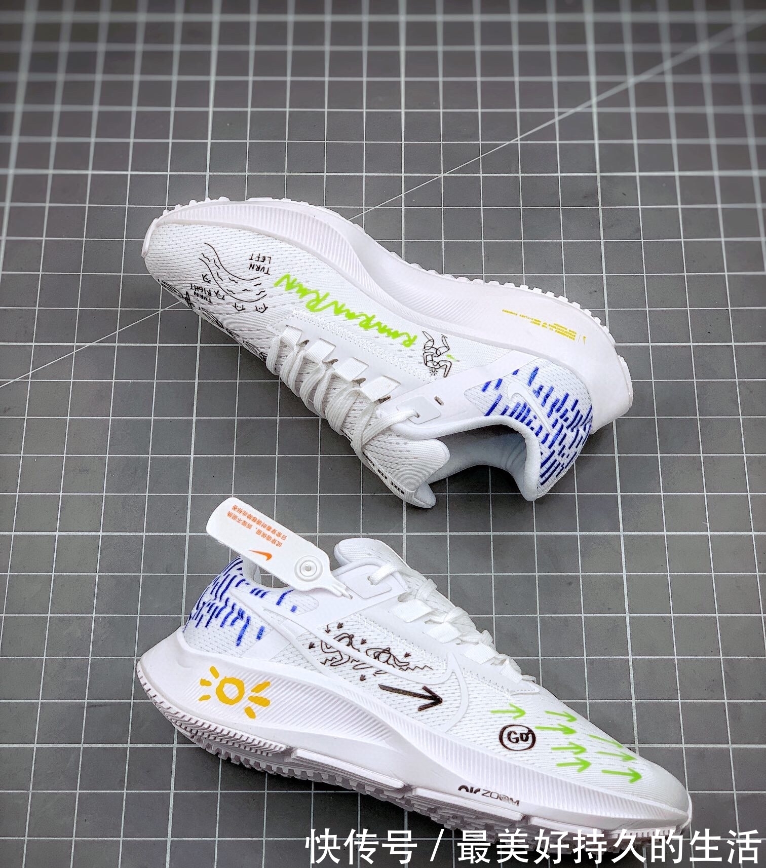 zoom|Nike Air Zoom Pegasus 38白涂鸦