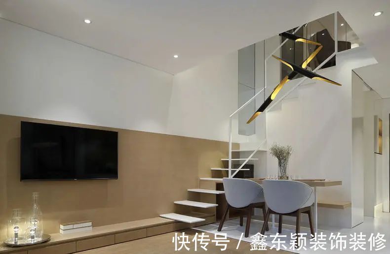 单身公寓|40㎡loft单身公寓，简约风的装修设计让人眼前一亮