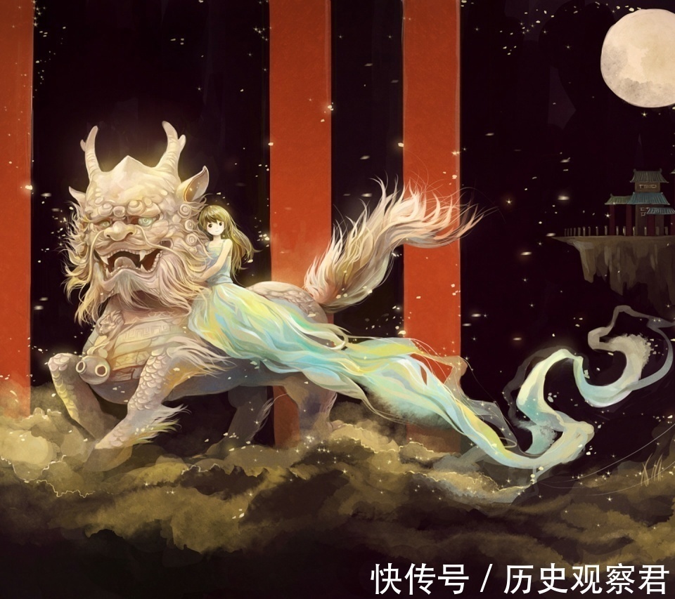 睚眦#为何龙生九子,没有一条是龙?你看看龙的妻子就明白了