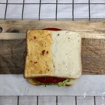 煎蛋|沙拉三明治