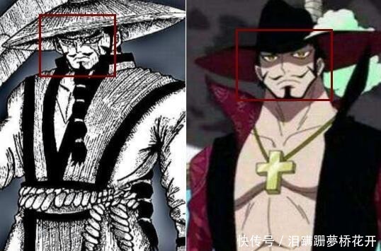 长相|海贼王鹰眼师父现身,扛着初代黑刀夜,长相也酷似鹰眼
