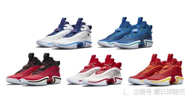 鞋舌|五款球员专属配色!鞋舌带有个人标志的 AJ36 现身!你更喜欢哪款?