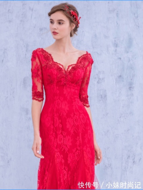 蕾丝|新娘敬酒服怎么选才能凸显新娘气质?
