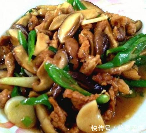 上手|经典家常菜，香菇炒肉的简单做法，简单易学，上手极快