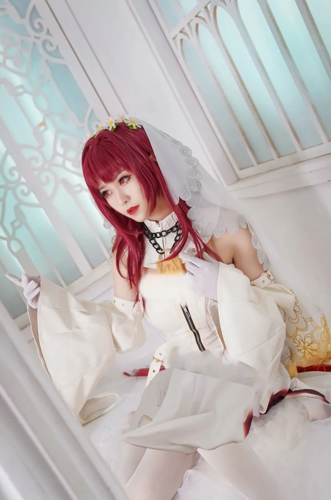 淼唯|cos:斯卡哈同人花嫁?cos正片@淼唯