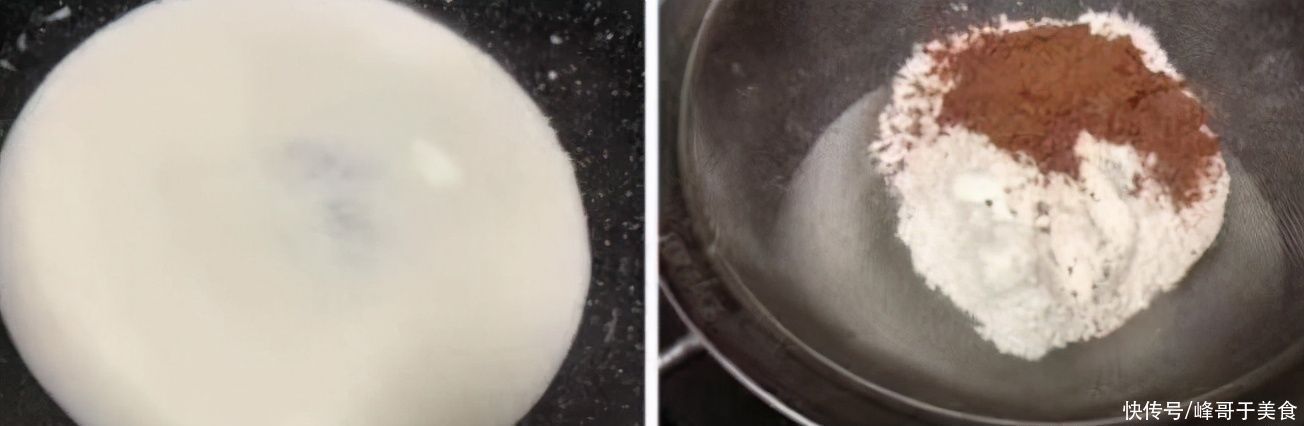 巧克力|烘焙，巧克力半熟芝士蛋糕的做法，奶酪加入巧克力使蛋糕口感更好