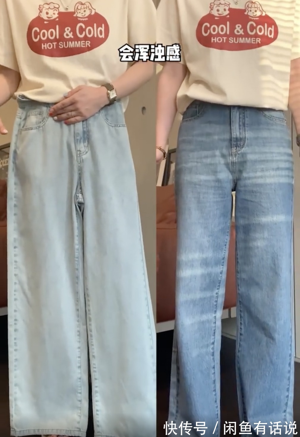 小姑娘|T恤配什么裤子好看?看过37岁博主示范就知道,阿姨穿成小姑娘