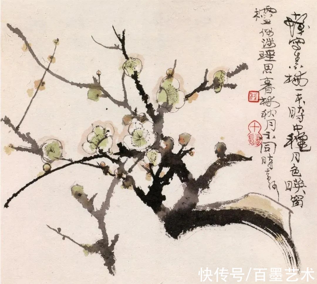 汪大文|程十发送女弟子四组册页,隐藏了四十年的精彩