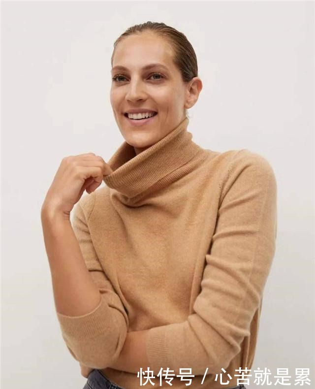 高领|打底衫不会选一件“高领衣”就轻松解决,时髦百搭又保暖,爱了