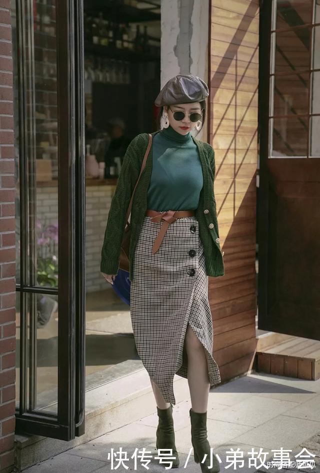 今年流行的针织衫还不会穿跟着三木博主这样穿,时髦又减龄