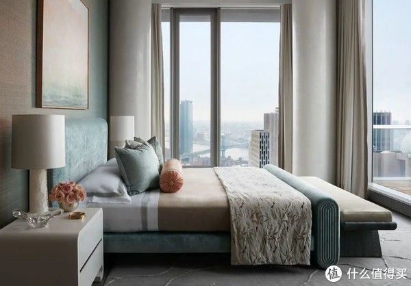 落地窗|大佬生活!买2套公寓打通,成豪华大平层,豪宅内景奢侈