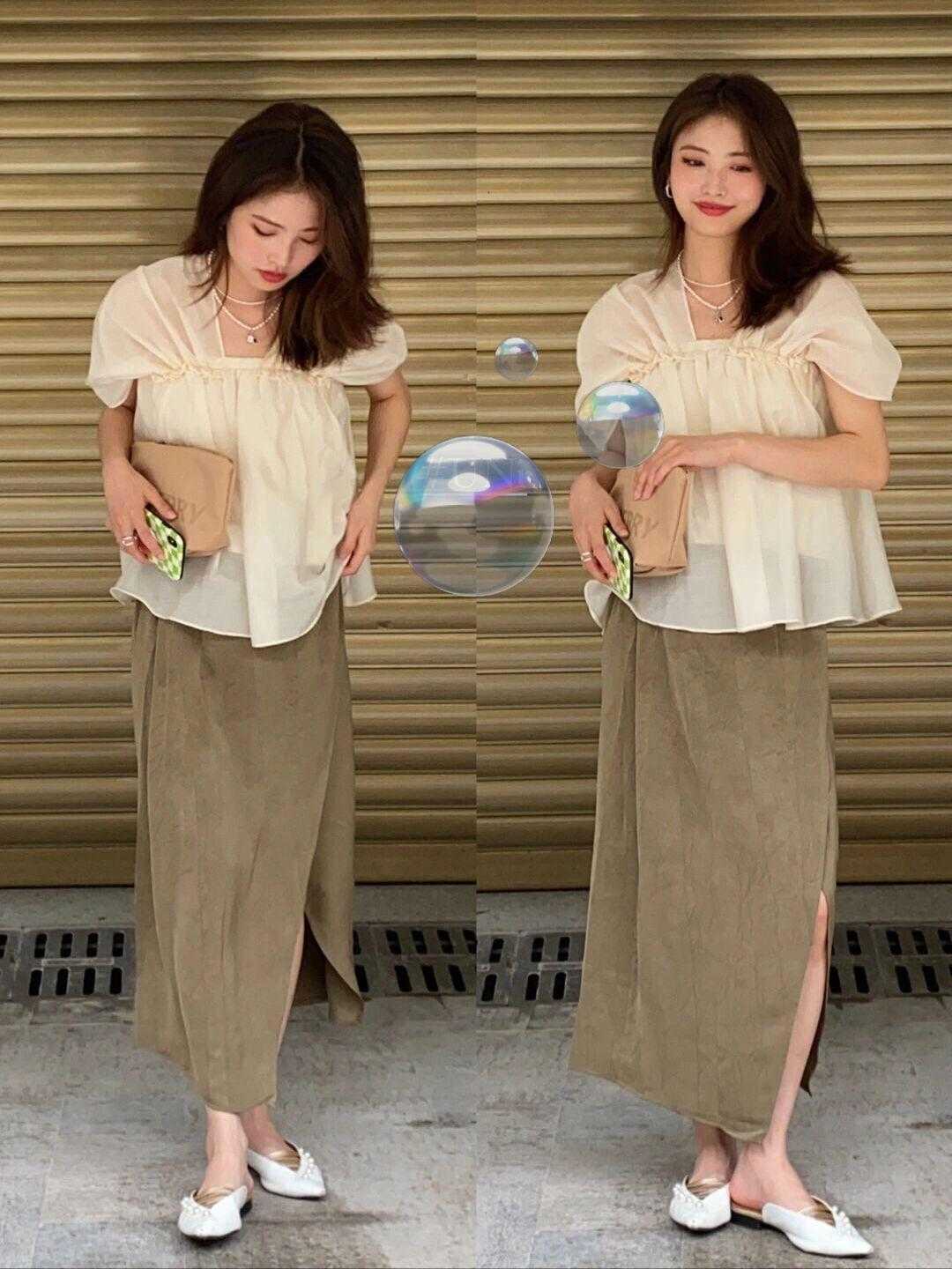 衬衫搭配|158cm女孩子却穿出高级感,衬衫搭配半身裙显高显瘦,还精致时髦