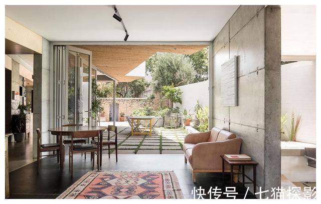 露台|夫妻打造196㎡水泥元素别墅,花园和露台搞园艺,太羡慕了!