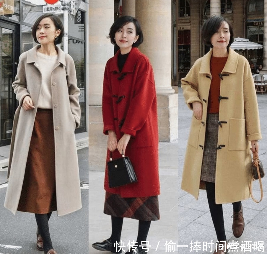 时尚|冬天别穿太土,这位155时尚博主穿搭示范,保暖又显高