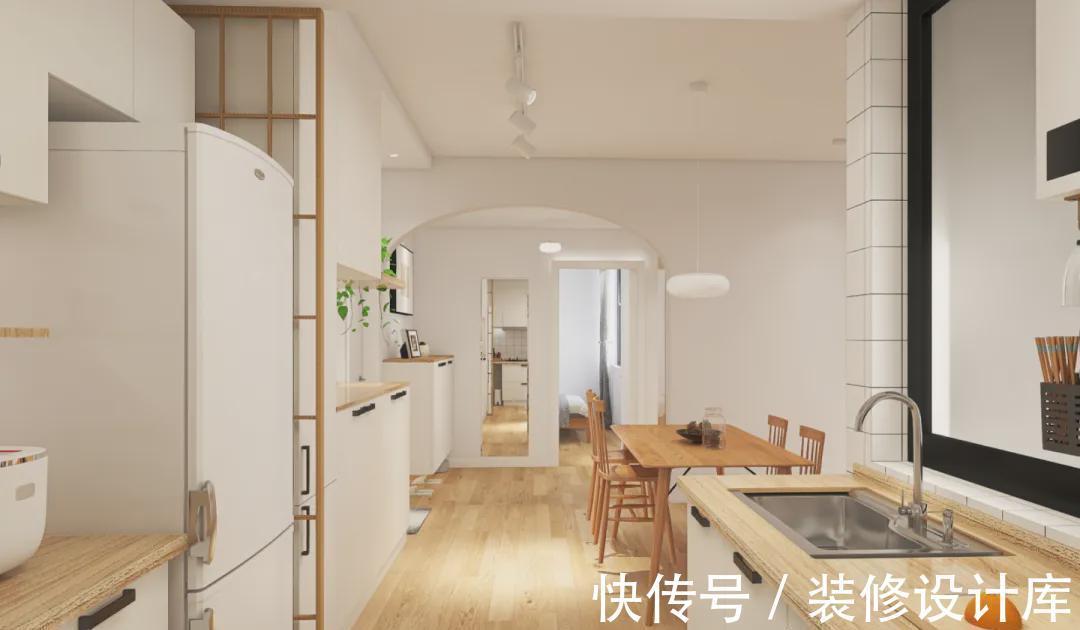 中式|97年的小夫妻,花了8w,把69m2的中式小窝改造成了自由北欧风