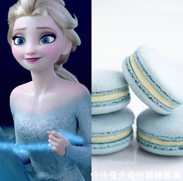 冰雪奇缘|艾莎变成“马卡龙”，六种口味任你选择，爱上香草味的小清新