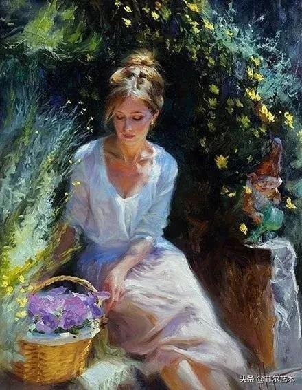 哈巴罗夫斯克&犹如花朵绽放,美得让人难忘~俄罗斯画家人物油画作品欣赏