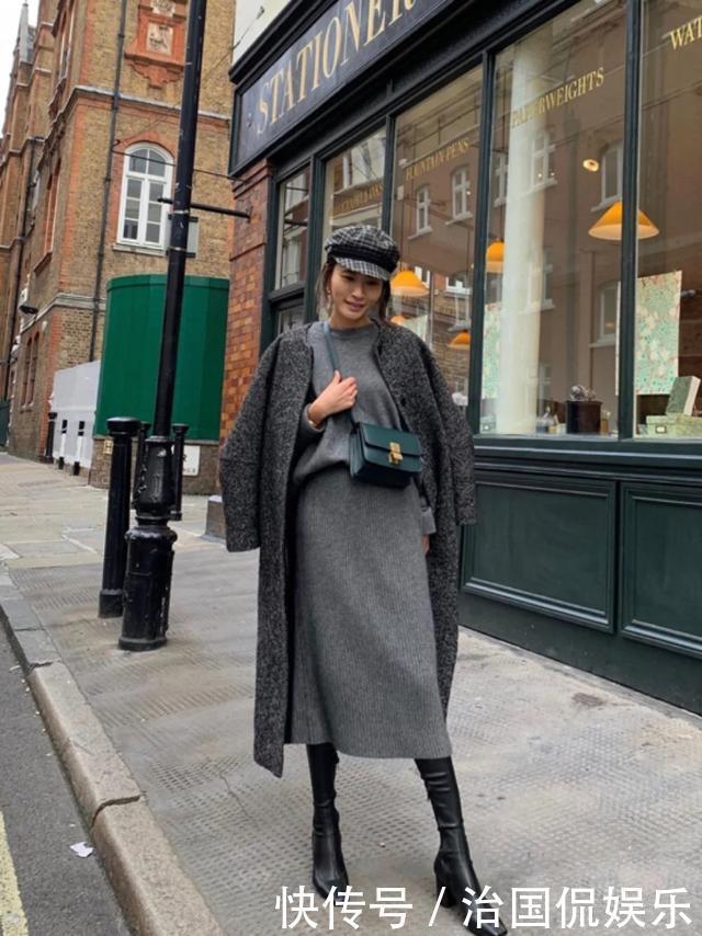 初冬穿大衣别“用力过猛”，你需要简约、高级与优雅，美出新高度