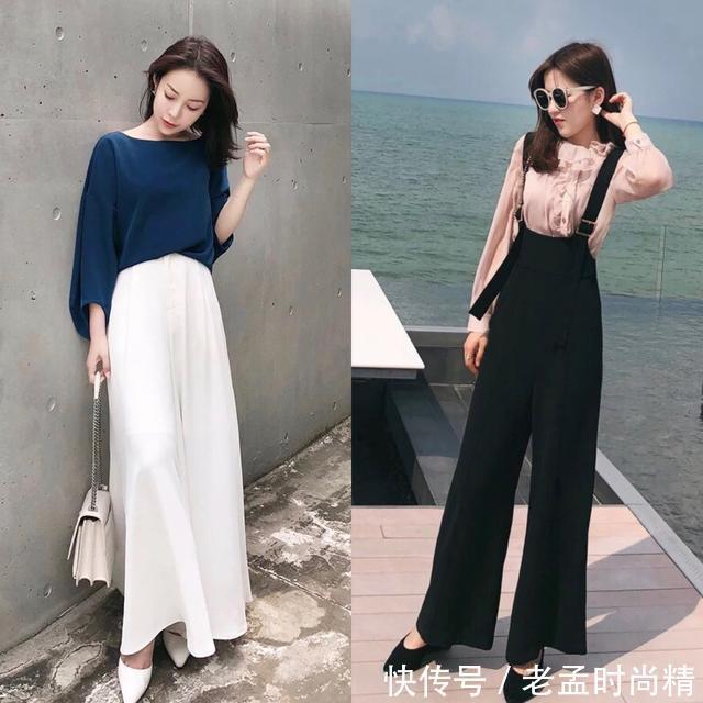 日常穿搭|微胖女生的秋季日常穿搭,针织衫搭配阔腿裤,时尚又有女人味