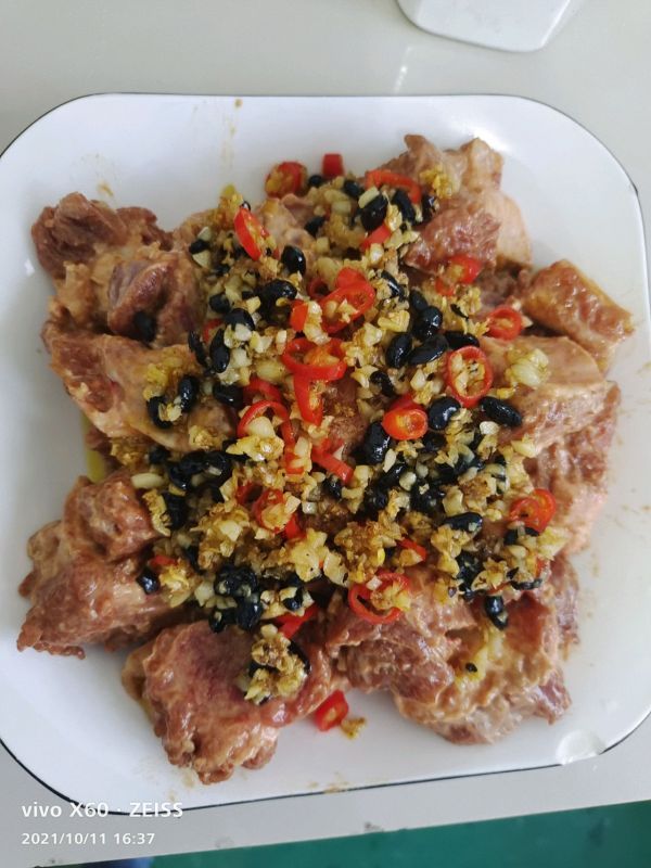 豉汁蒜香蒸排骨