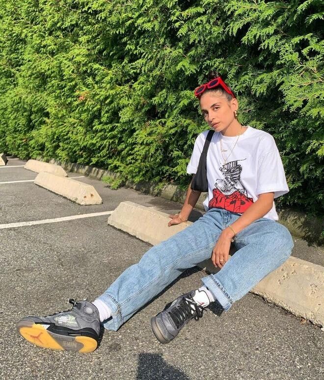 高跟鞋|街头感纽约时尚博主Danie 欧美运动风穿搭范本