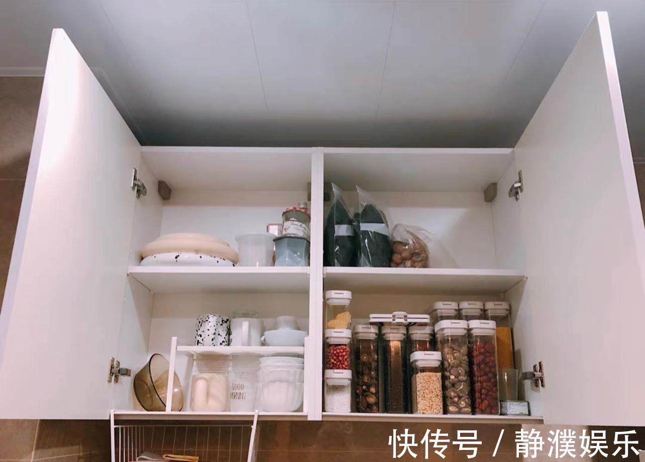 吊柜|原来不懂,厨房瓶瓶罐罐堆灶台!其实早该这样弄,干干净净又高级