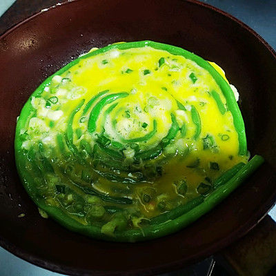 披萨|鸡蛋豇豆披萨