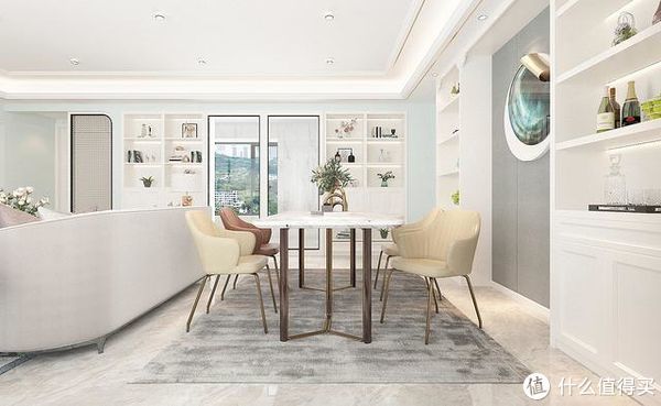 玄关|175㎡新家装成“轻奢美式”，整体敞亮大气又温馨，这才是理想居所