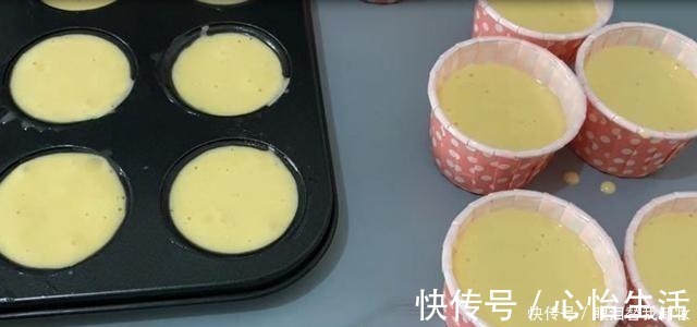 想吃|想吃无水蛋糕不要去买了!4个鸡蛋在家就能做,配方简单还好吃