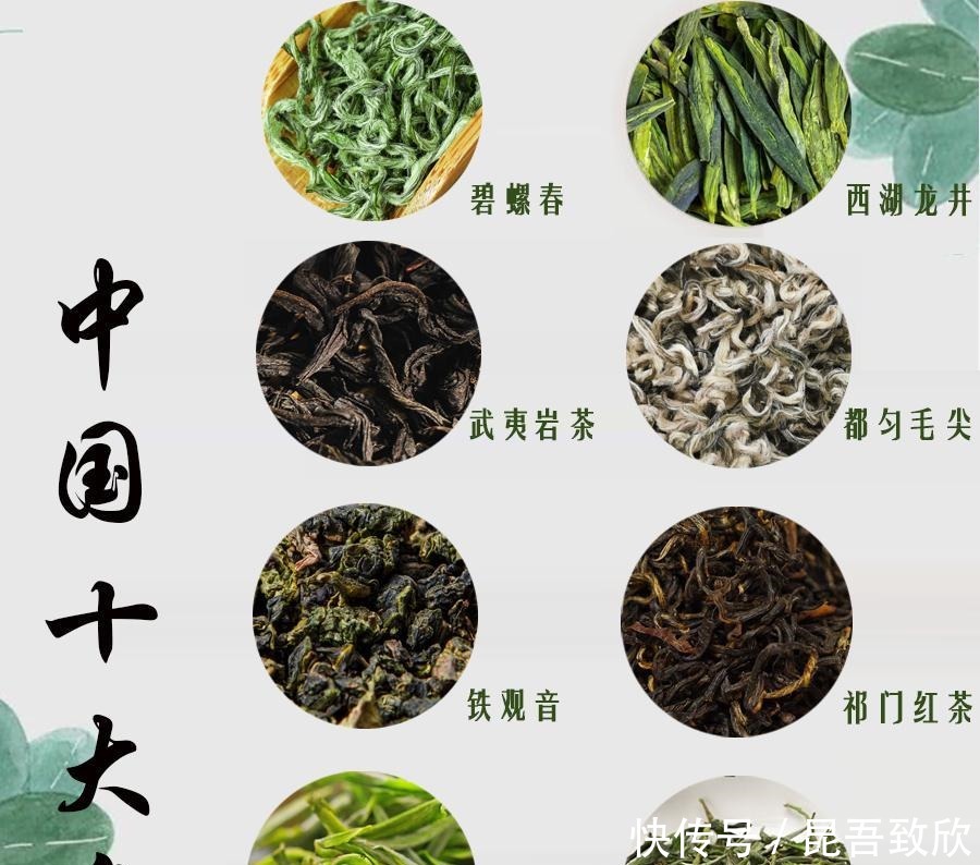 喝茶|喝茶的人不少,但是未必知道十大名茶都有哪些今天我们来认识下