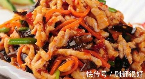 鱼肉|想吃鱼香肉丝？教你一招，肉丝爽滑，上桌就被抢光
