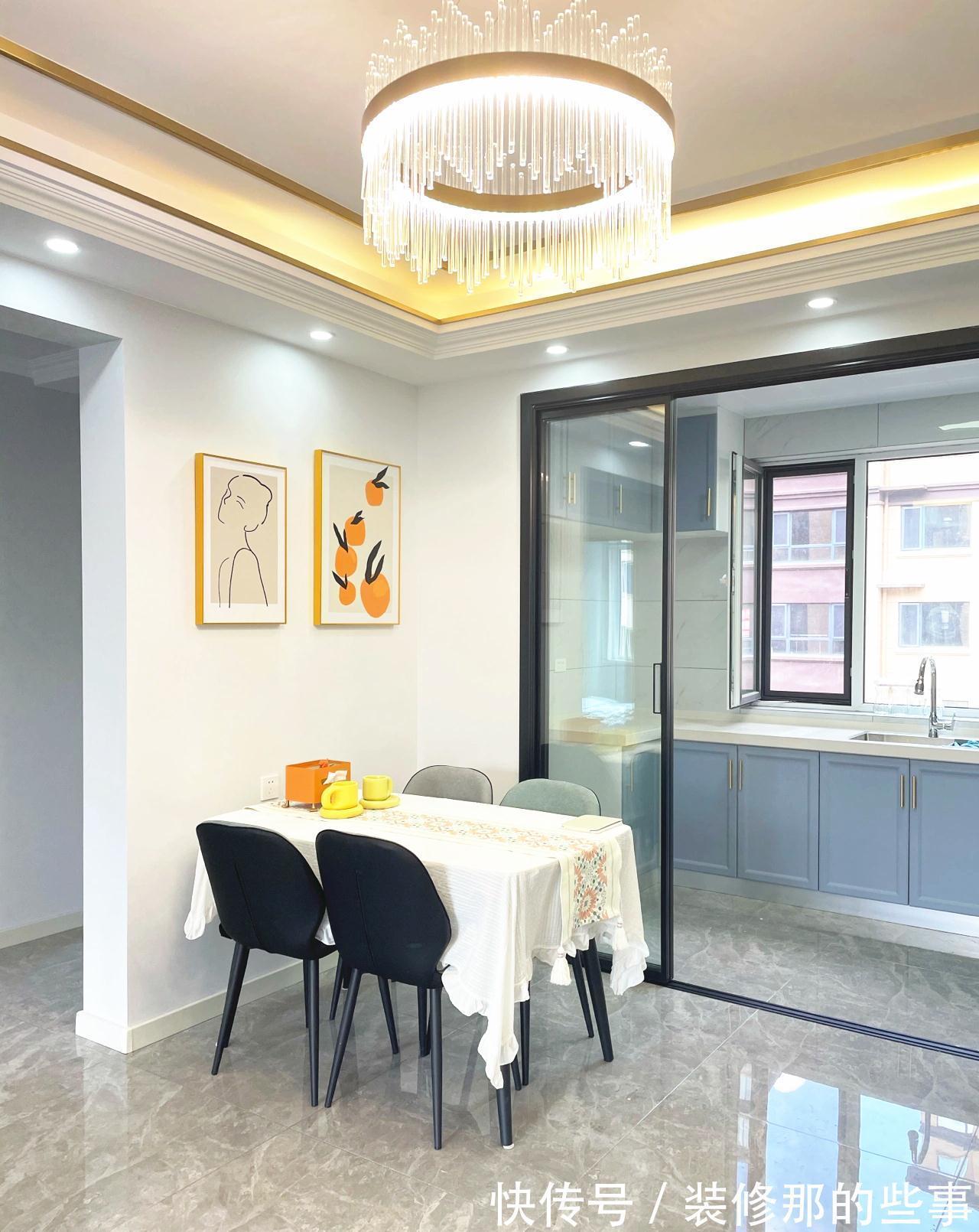 岩板|自己设计自己装修，90㎡只花10万，布置完家具软装效果远超20万