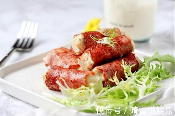 豆腐条|脑洞大开的豆腐卷,培根当皮煎,外脆香里清甜