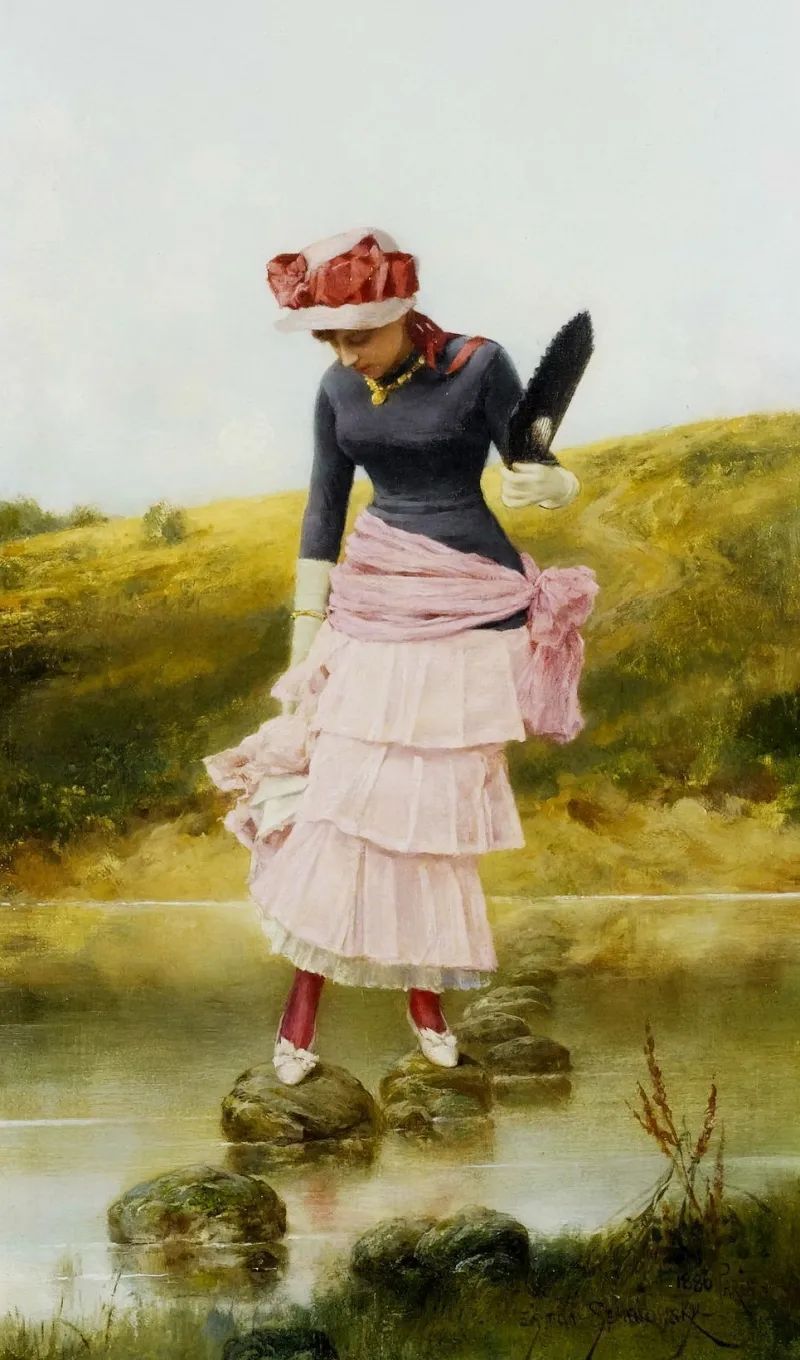 女性&埃米尔油画里的女性,无以名状之美!