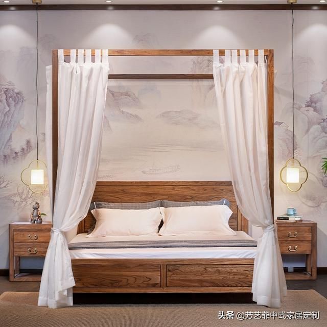 家具|一屋子新中式榆木家具，这种充满岁月沉淀的美，简直太震撼了
