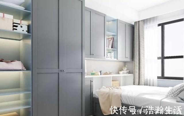 玄关柜|68㎡小户型将一房变两房,给二胎孩子打造出一个独立空间!