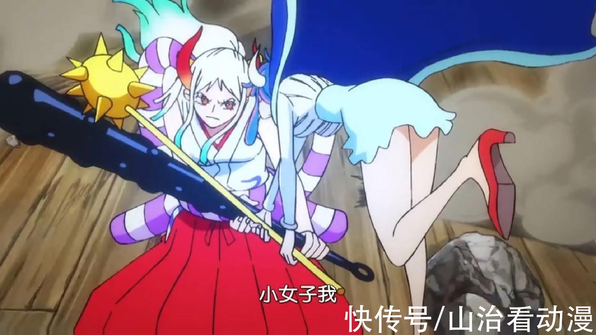 海贼王|海贼王996集:萝莉对战御姐,美女打架真强悍,乌尔缇复仇大和