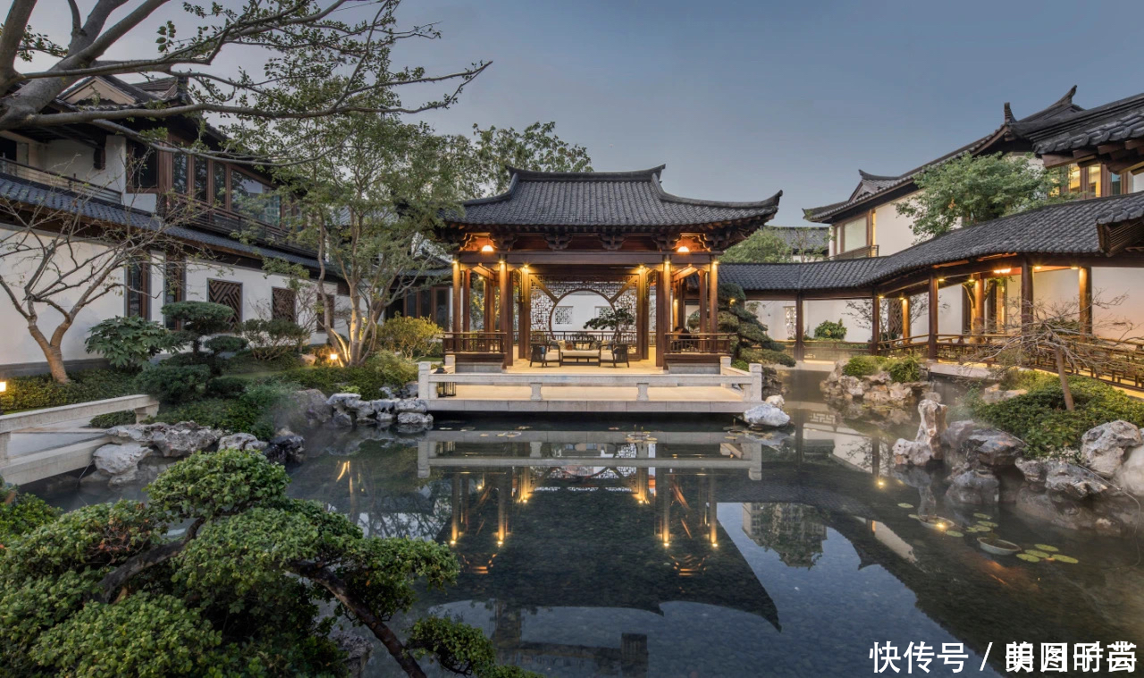 亭子|玩转庭院：11个“中式庭院”设计案例，院子这样造几十年不落伍