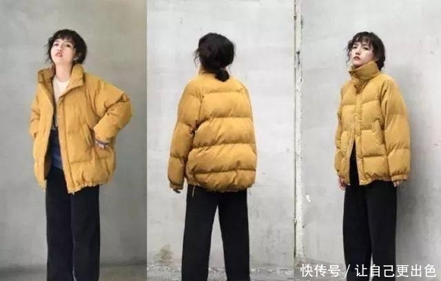 小个子想要超高回头率!羽绒服+烟管裤气场堪比1米8,美得任性!