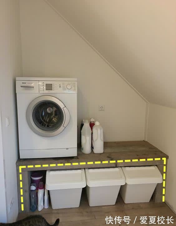洗衣机|关于家里留空的6个设计,省钱不说还好处多,可惜我家一条也不占