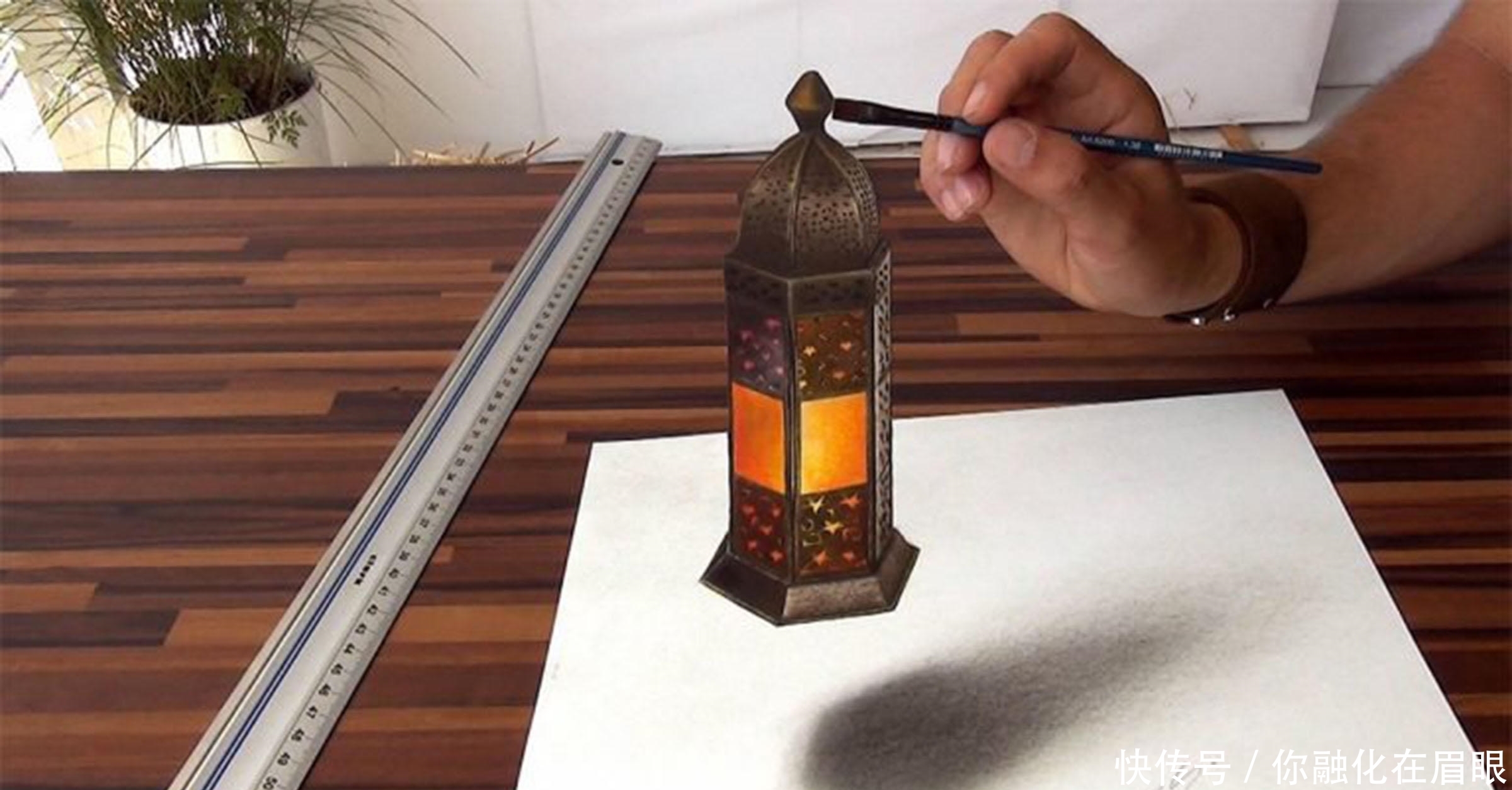 这些手绘的3D立体画,比真实的还真!