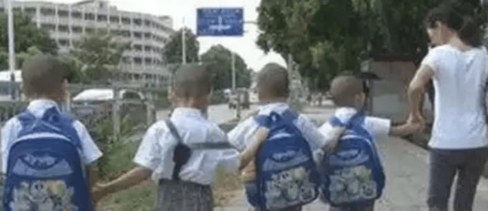 双胞胎|四胞胎一模一样,上学老师分不出,宝妈一波操作,老师一目了然