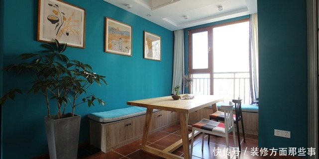 防水|129平混搭三居室,五颜六色的室内配色怎么这么好看!