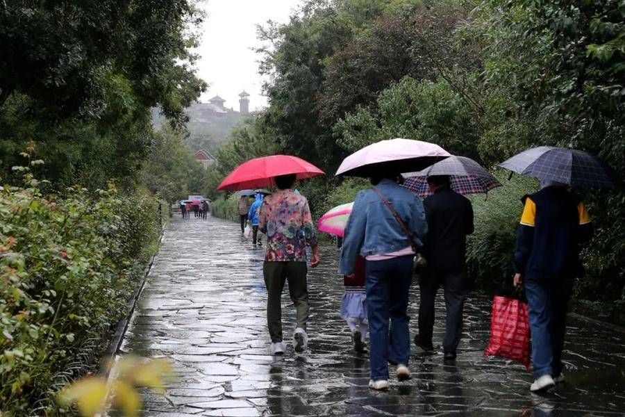 景区|天青色等烟雨，蓬莱阁景区宛如一幅唯美飘逸的水墨画