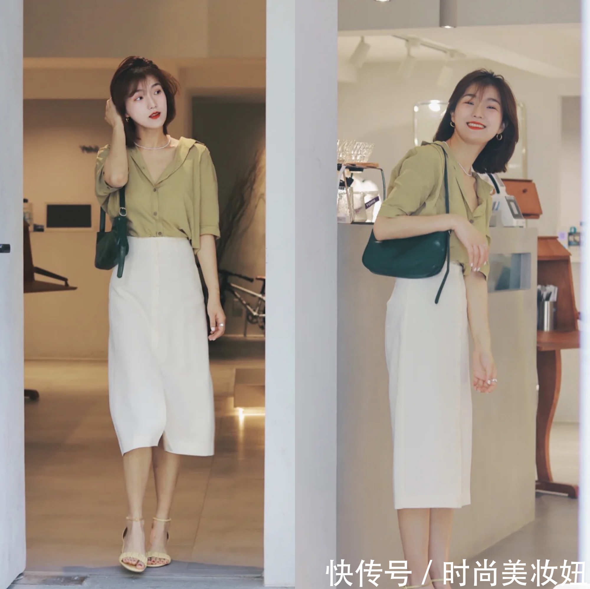 教科书|这才是教科书级别的通勤穿搭,随便穿就透着优雅知性,太爱了