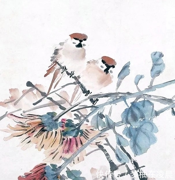 笔法&任伯年笔下的小写意鸟儿