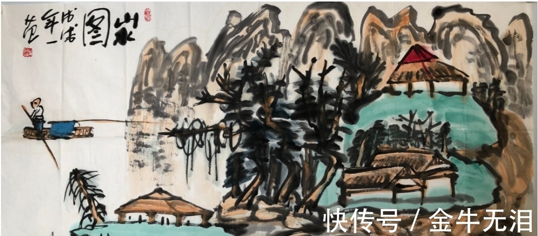 姜国华@姜国华:被誉为“画坛传奇”,作品拍卖总额高达5个亿